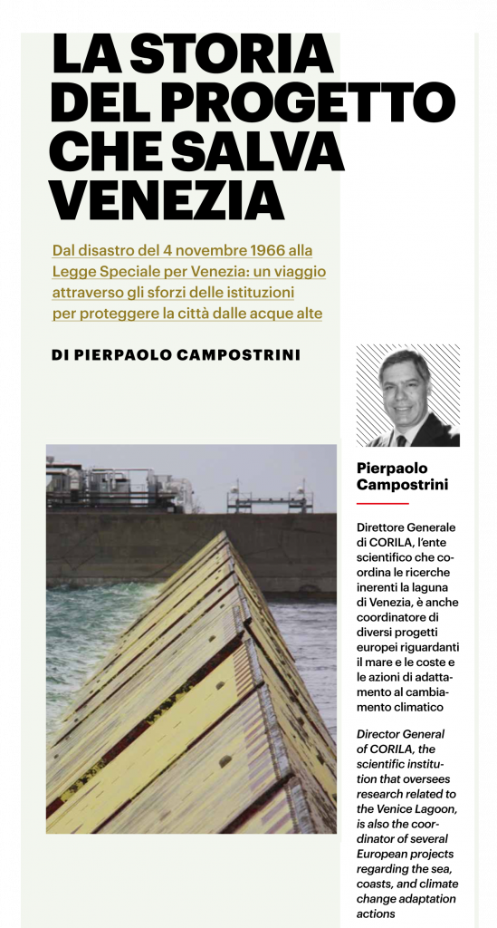 FORTUNE Italia: pubblicato un numero speciale dedicato a Venezia e al MOSE