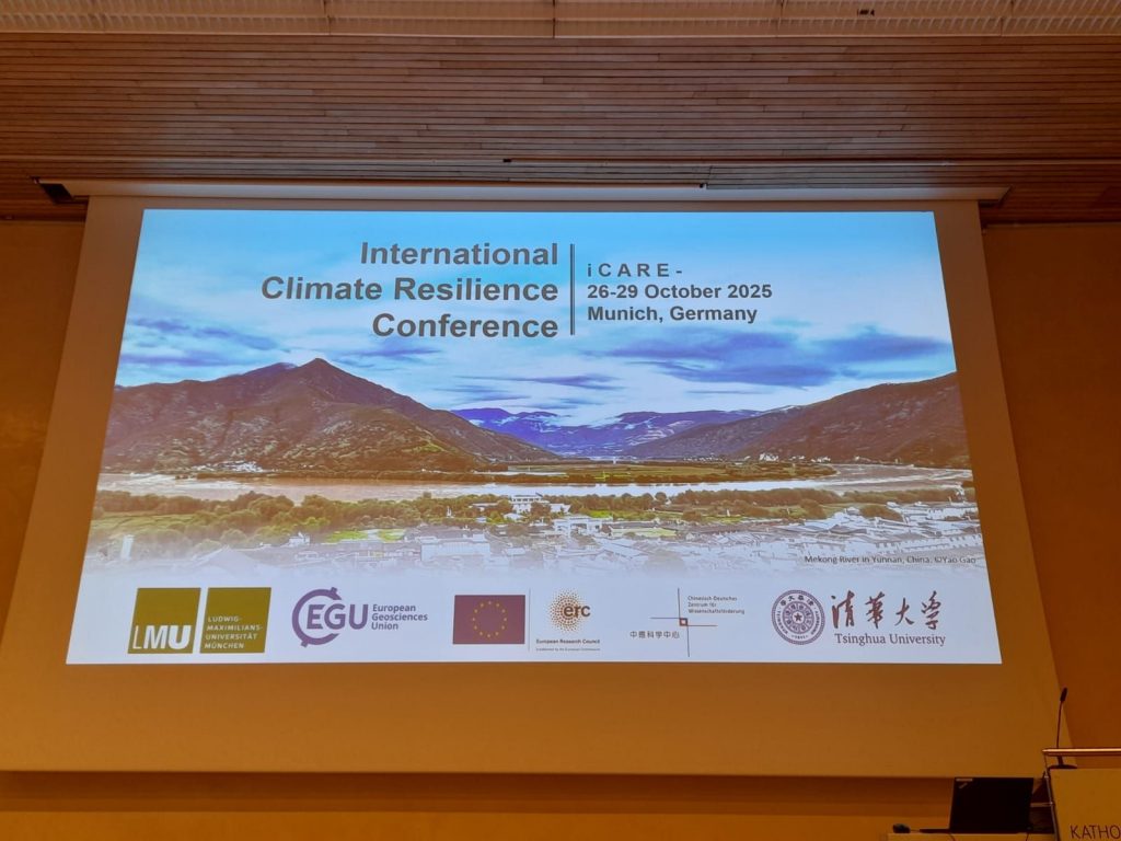 Monaco, Germania 26-29 ottobre: CORILA ha partecipato alla Conferenza Internazionale sulla Resilienza Climatica (iCARE)